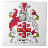 Grundyの家紋 タイル (正面)