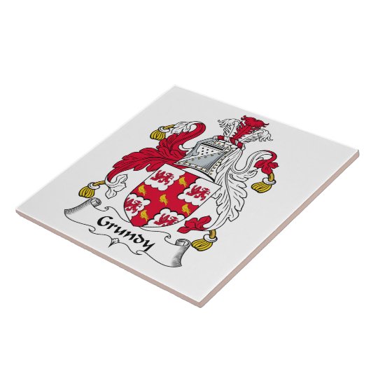 Grundyの家紋 タイル (側面)