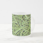 Grüne Bohnen フロストグラスマグカップ (正面右)