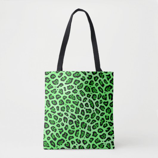 Grüne Jaguar Flecken Druck トートバッグ (正面)