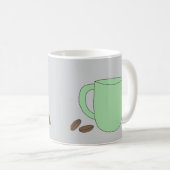 Grüne Kaffeetasse コーヒーマグカップ (正面右)