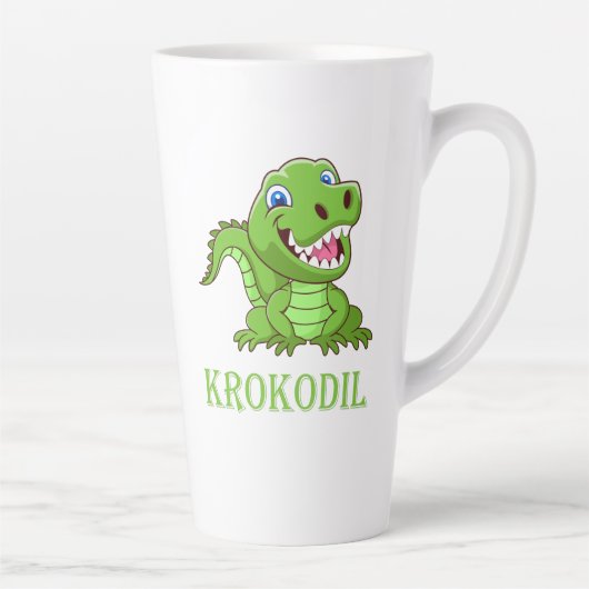 grüne Krokodil カフェラテマグ (右)