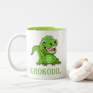 grüne Krokodil ツートーンマグカップ
