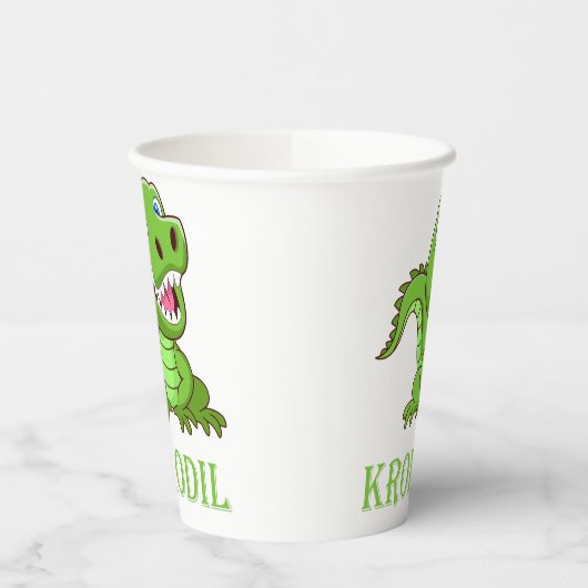 grüne Krokodil 紙コップ (左)