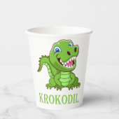grüne Krokodil 紙コップ (正面)