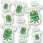 Grüne Monster-Grille - シール (正面)