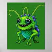 Grüne Monster-Grille -  ポスター (正面)