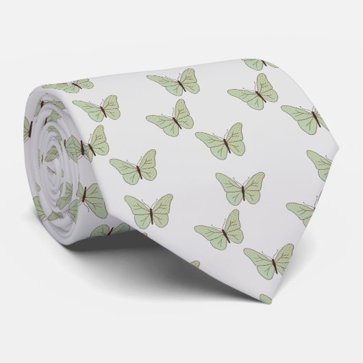 Grüne Schmetterlinge ネクタイ (ロール)