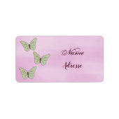 Grüne Schmetterlinge, ラベル (正面)