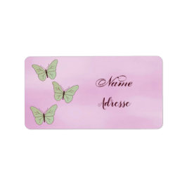 Grüne Schmetterlinge, ラベル