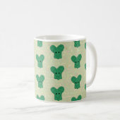 Grüner Elefant  コーヒーマグカップ (正面右)