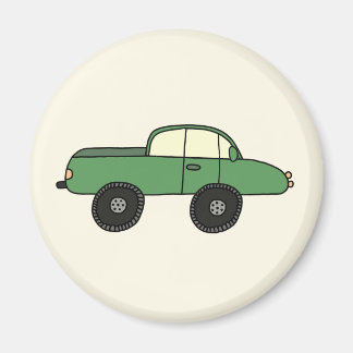 Grüner Geländewagen マグネット