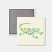 Grüner Leguan マグネット (正面/裏面)