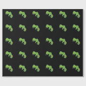 Grüner Leopardgecko ラッピングペーパー (フラット)