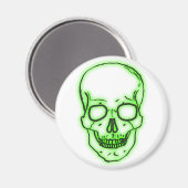 grüner Schädel Totenkopf green skull マグネット (正面/裏面)