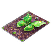Grüner Schmetterling 3D Optik ノートブック (左側)