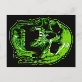 Grüner Vampirschädel ポストカード