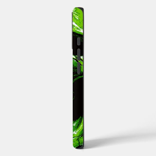 Grüner Vampirschädel Case-Mate iPhoneケース (裏面 / 左)