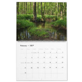 Grüner Wald カレンダー (2月 2027)