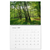 Grüner Wald カレンダー (1月 2027)