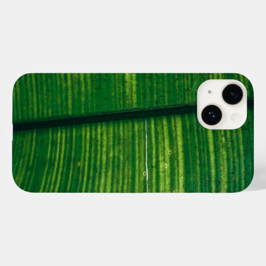 Grünes Blatt mit Details aus Costa Rica Case-Mate iPhoneケース (裏面 (横))