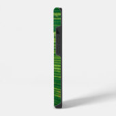 Grünes Blatt mit Details aus Costa Rica iPhoneケース (左側面)