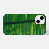 Grünes Blatt mit Details aus Costa Rica iPhoneケース (裏面横)