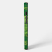 Grünes Blatt mit Details aus Costa Rica iPhoneケース (左側面)