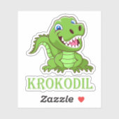 grünes Krokodil シール (シート)