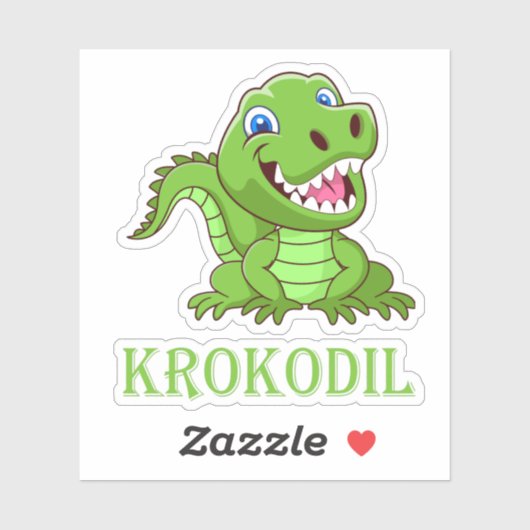 grünes Krokodil シール (シート)