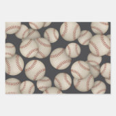 grungbaseballsソフトボール調整セット3 ラッピングペーパーシート (正面)