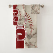 grungbaseballs softballsアスリートとチーム名 バスタオルセット (インサイチュ)