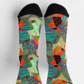 Grunge abstract . ソックス (上部)