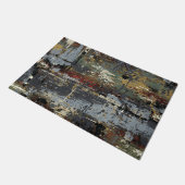 Grunge Abstract Art Outdoor ドアマット (アングル)