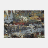Grunge Abstract Art Outdoor ドアマット (正面)