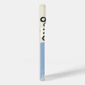 Grunge aesthetic abstract minimal Monogram Case-Mate iPhoneケース (裏面 / 右)