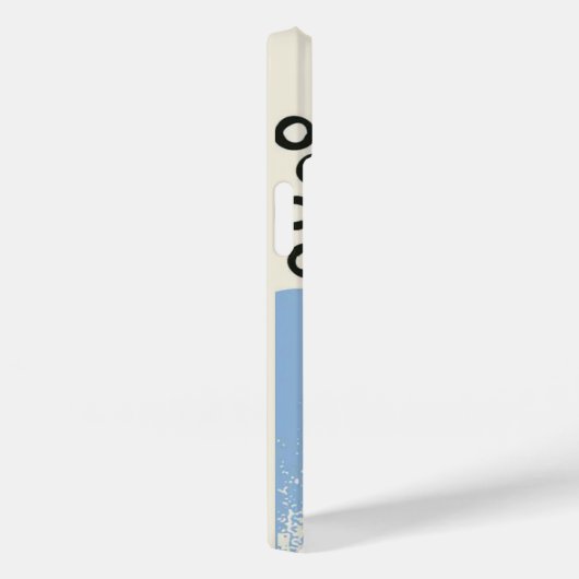 Grunge aesthetic abstract minimal Monogram Case-Mate iPhoneケース (裏面 / 右)