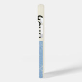 Grunge aesthetic abstract minimal Monogram Case-Mate iPhoneケース (裏面 / 左)