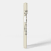 Grunge aestheticstripes minimal Monogram Case-Mate iPhoneケース (裏面 / 右)