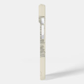 Grunge aestheticstripes minimal Monogram Case-Mate iPhoneケース (裏面 / 左)