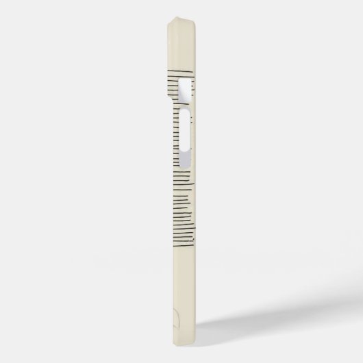 Grunge aestheticstripes minimal Monogram Case-Mate iPhoneケース (裏面 / 左)