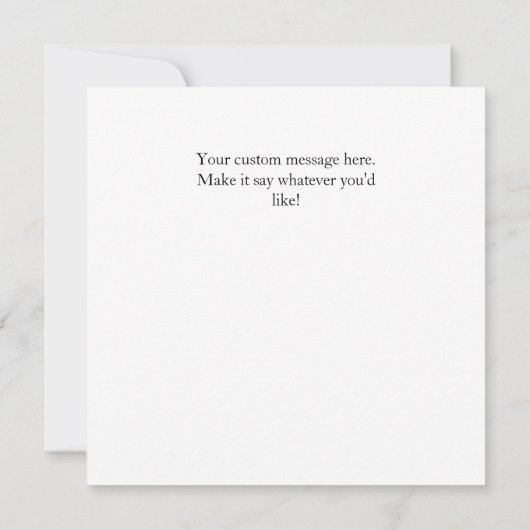 Grunge American Flag Yellow Labrador Flat Card (裏面)