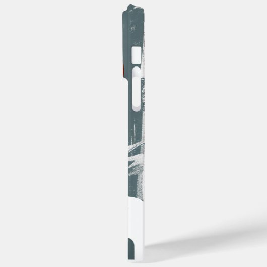 Grunge Bitcoin hot air balloon Blockchain design Case-Mate iPhoneケース (裏面 / 左)