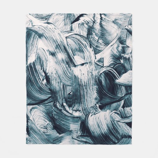 Grunge brush strokes background フリースブランケット (正面)