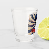 Grunge Circus Sugar Skull Ringmaster ショットグラス (左)