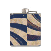 Grunge Circus Sugar Skull Ringmaster Personalised フラスク (裏面)