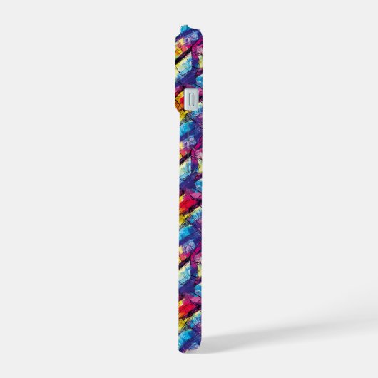 Grunge Colors 17 iPhone 15ケース (左側面)