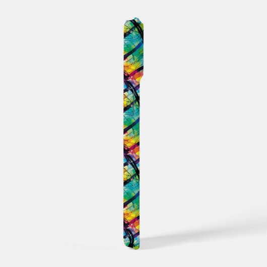 Grunge Colors 17 iPhone 15ケース (右側面)