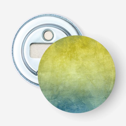 Grunge Colors - Yellow & Blue 栓抜き (正面)