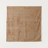 Grunge design. Copper glossy background. Metallic タペストリー (正面(横))